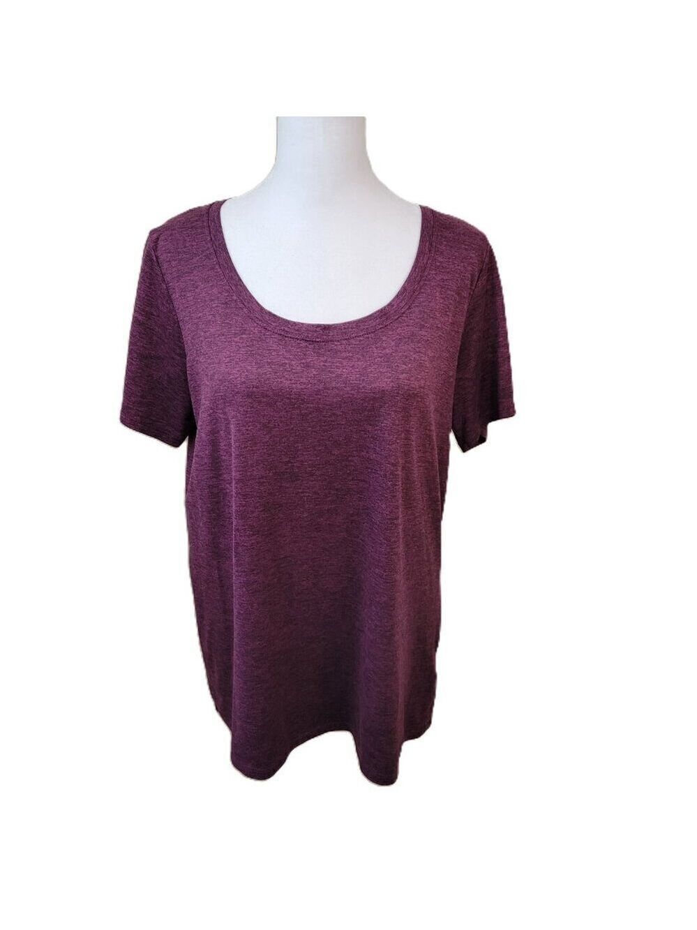 Nike Dri Fit Short Sleeve Athletic T-Shirt Magenta Top Women's Size L